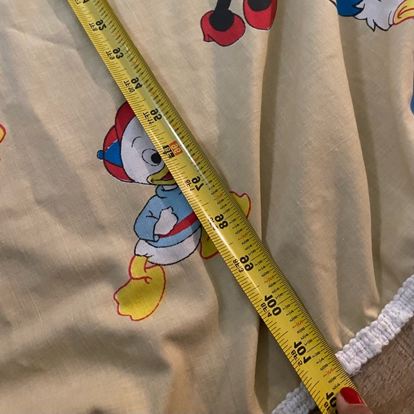 Vintage Fashion Manor Pennys Disney Donald Duck Mickey Minnie Daisy fitted sheet - Picture 3 of 15